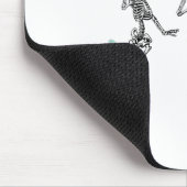 Boot Scootin Boogie Skeletons Tancing Western Hall Mousepad (Ecke)