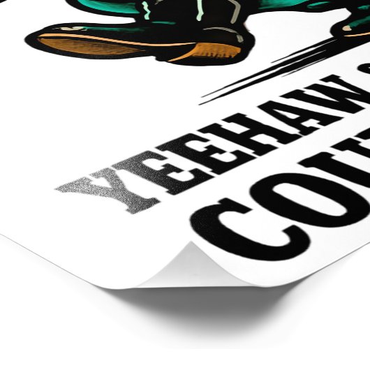 Boot Scootin’ Saurus! Fotodruck (Ecke)