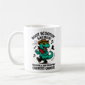Boot Scootin’ Saurus! Kaffeetasse (Links)