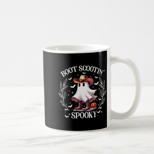 Boot Scootin Soky Retro Western Funny Halloween Cu Kaffeetasse (Rechts)