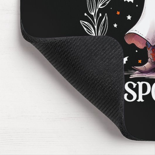 Boot Scootin Soky Retro Western Funny Halloween Cu Mousepad (Ecke)