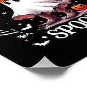 Boot Scootin Soky Retro Western Funny Halloween Cu Poster (Ecke)