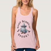 Boot Scootin Spooky Niedlich Funny Halloween Tank Top (Vorderseite)