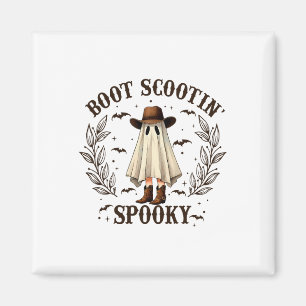 Boot Scootin Spooky Western Halloween Niedlich Gho Magnet
