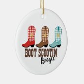 Boot Scooting Boogie Keramik Ornament (Rechts)