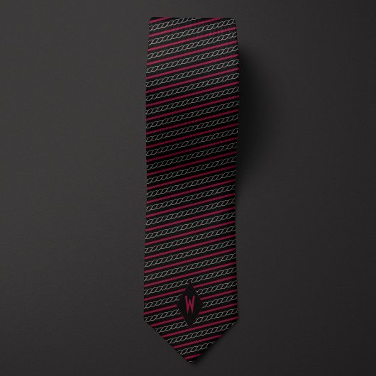 Boot Segelseil gestreift Krawatte