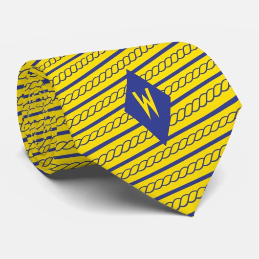 Boot Segelseil gestreift Krawatte (Gerollt)