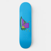 Boot shoe, illustration skateboard (Vorderseite)
