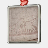 Boot Silbernes Ornament (Links)