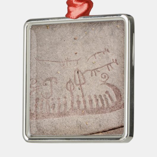 Boot Silbernes Ornament (Links)