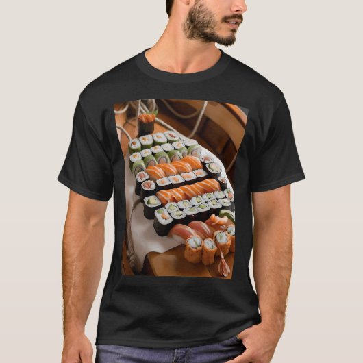 Boot,Sushi T-Shirt (Vorderseite)