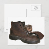 Boot-Tier Postkarte (Vorne/Hinten)