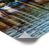 Boot - Tuckerton Seaport - Tuckerton Leuchtturm Poster (Ecke)
