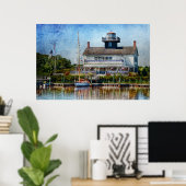 Boot - Tuckerton Seaport - Tuckerton Leuchtturm Poster (Heimbüro)