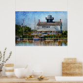 Boot - Tuckerton Seaport - Tuckerton Leuchtturm Poster (Küche)