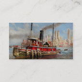 Boot - Tugboat - The Watuppa 1935 Visitenkarte (Rückseite)