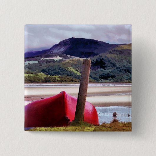 BOOT- UND BERGLANDSCHAFT BUTTON (Vorderseite)