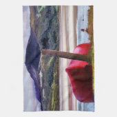 BOOT- UND BERGLANDSCHAFT GESCHIRRTUCH (Vertikal)