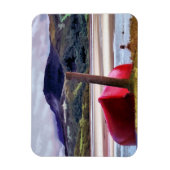 BOOT- UND BERGLANDSCHAFT MAGNET (Vertikal)