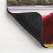 BOOT- UND BERGLANDSCHAFT MOUSEPAD (Ecke)