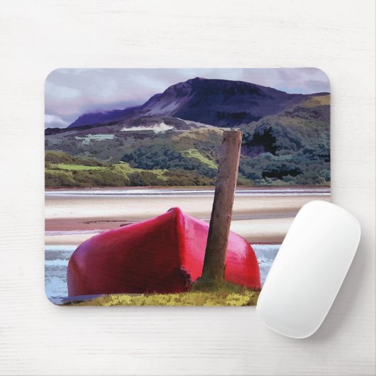 BOOT- UND BERGLANDSCHAFT MOUSEPAD (Mit Mouse)