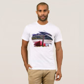 BOOT- UND BERGLANDSCHAFT T-Shirt (Vorne ganz)