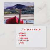 BOOT- UND BERGLANDSCHAFT VISITENKARTE (Vorne/Hinten)