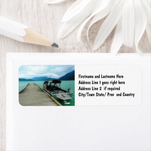 Boot und Dock am See (Insitu)