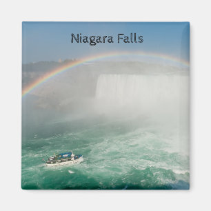 Boot und Hufeisenfälle von den Niagarafällen Magnet