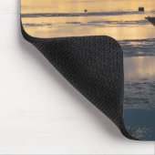 Boot und Reiher Mousepad (Ecke)