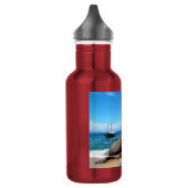 Boot und Strand, Paraty, Brasilien Trinkflasche (Links)