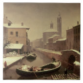 Boot unter dem Schnee Fliese (Vorderseite)