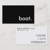 Boot Visitenkarte (Vorne/Hinten)