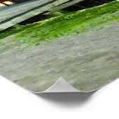 Boot von Austernhütte Poster (Ecke)