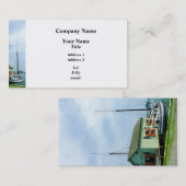 Boot von Austernhütte Visitenkarte (Vorne/Hinten)