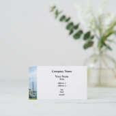 Boot von Austernhütte Visitenkarte (Stehend Vorderseite)