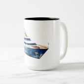 Boot Zweifarbige Tasse (VorderseiteRechts)