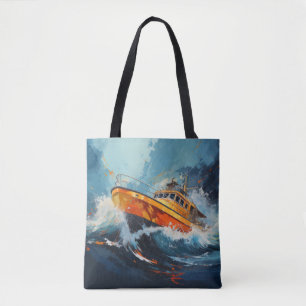 Bootaktivität Sportmalerei Abstrakte Art Deco Tasche