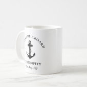Bootanker Personalisiert Kaffeetasse (Vorderseite Links)