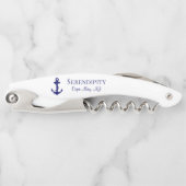 Bootanker Personalisiert Kellnermesser (Vorderseite)