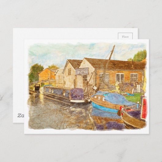 Bootbauer Postkarte (Vorne/Hinten)