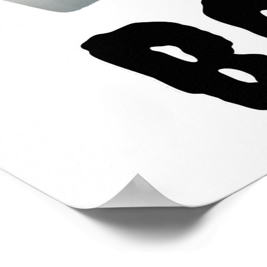 Bootblatt - Halloween Print Poster (Ecke)