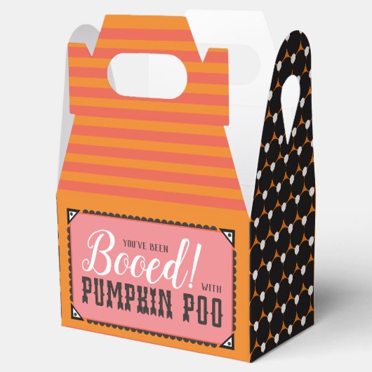 Bootbox | BOOed mit Pumpkin Poo! Geschenkschachtel (Geöffnet)