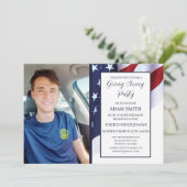 Bootcamp der US-Marine geht weg von der Party Einl Einladung (Stehend Vorderseite)