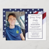 Bootcamp der US-Marine geht weg von der Party Einl Einladung (Vorne/Hinten)