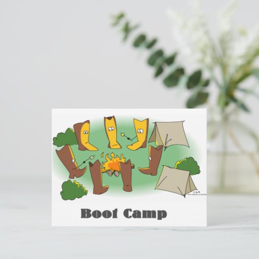 Bootcamp Postkarte (Stehend Vorderseite)