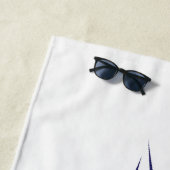 BootColor Square_Sailing Sydney Erinnerungen Strandtuch (Beispiel)