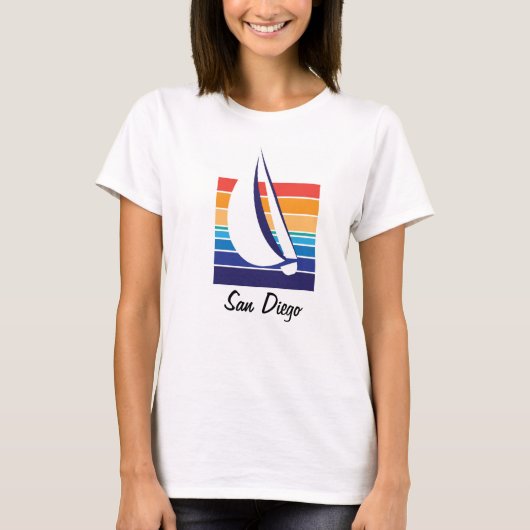 BootColor Square_San Diego T - Shirt (Vorderseite)