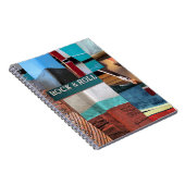 Boote abstrakt - Notebook Notizblock (Rechte Seite)