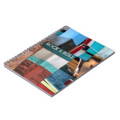 Boote abstrakt - Notebook Notizblock (Linke Seite)